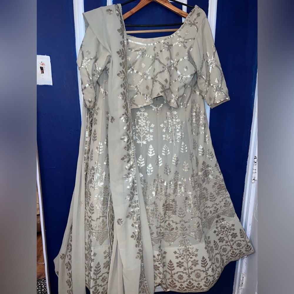 Grey Lehenga Readymade s